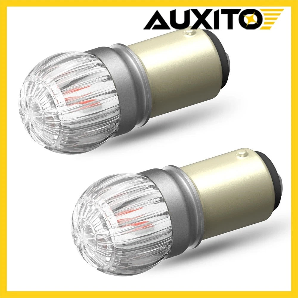 2X LED Brake Tail Backup Bulbs for Car (1157 BAY15D)