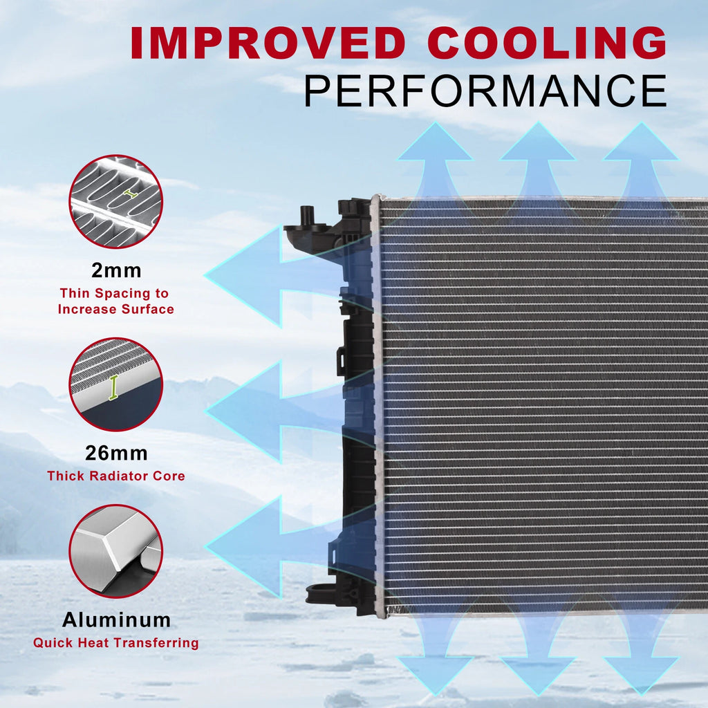 Radiator for Audi A4 allroad A4 Quattro Q7 A5 Quattro (2017–2023)