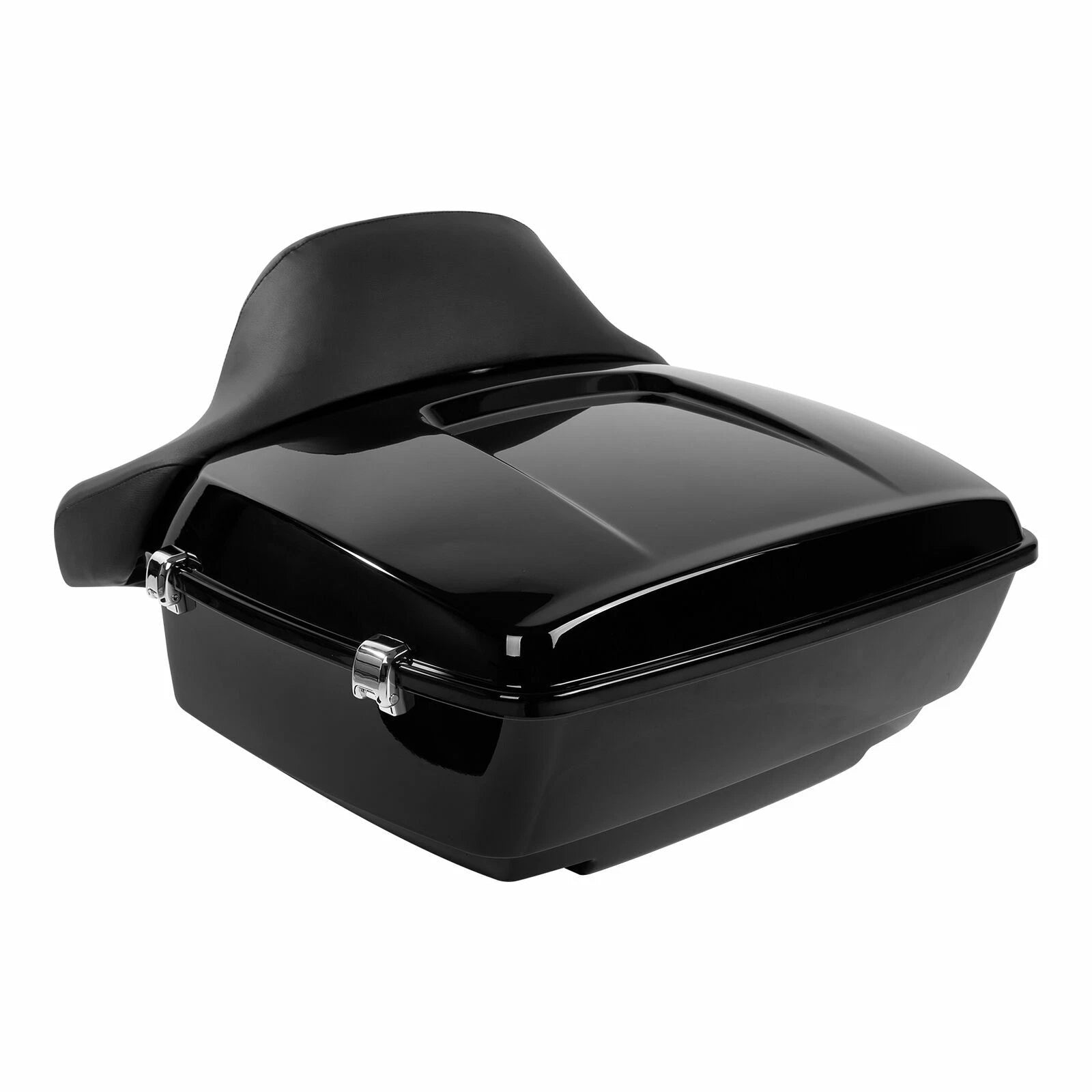 2X King Pack Trunk Backrest Mount Rack for Harley Touring Glide (2009–2013)
