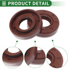 Set of 5 Oil Seal Rotary Shaft Seal FKM Rubber 17x35x8mm