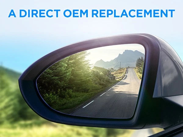Driver Side Mirror Glass for Volkswagen Jetta Beetle (2011-2018)