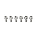 6 x M8x10mm Titanium Torx Head Flange Screws for Motorcycle Bike