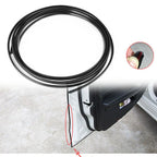 4M Car Door Edge Moulding Trim Guard Cover Crash Protector Black