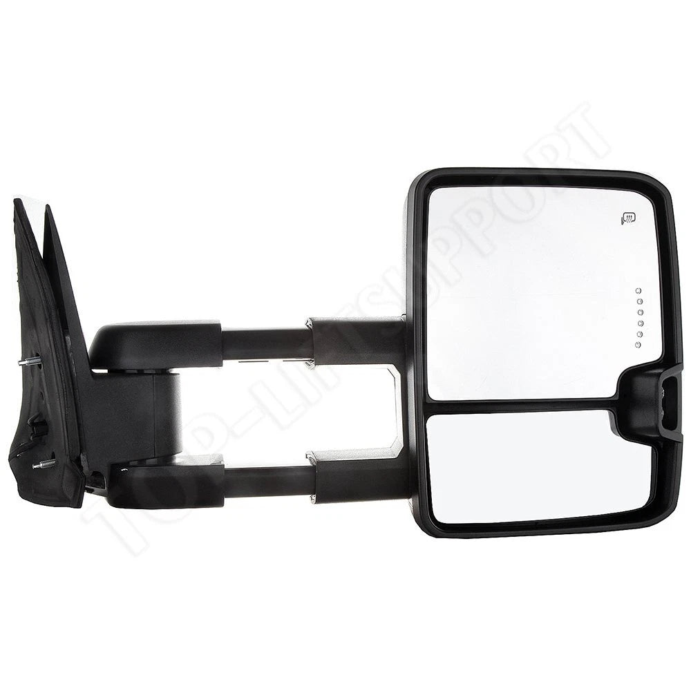 Power LED Smoke Towing Mirrors for Silverado Sierra (2014–2023)