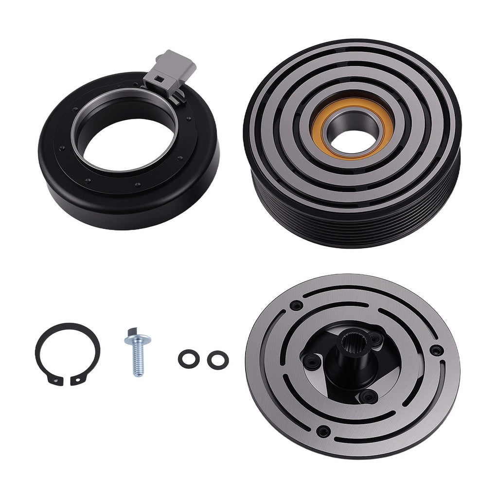 AC Compressor Clutch Kit for Ford E-450 Super Duty 6.8L 2007 4L3Z19703AC 6511461