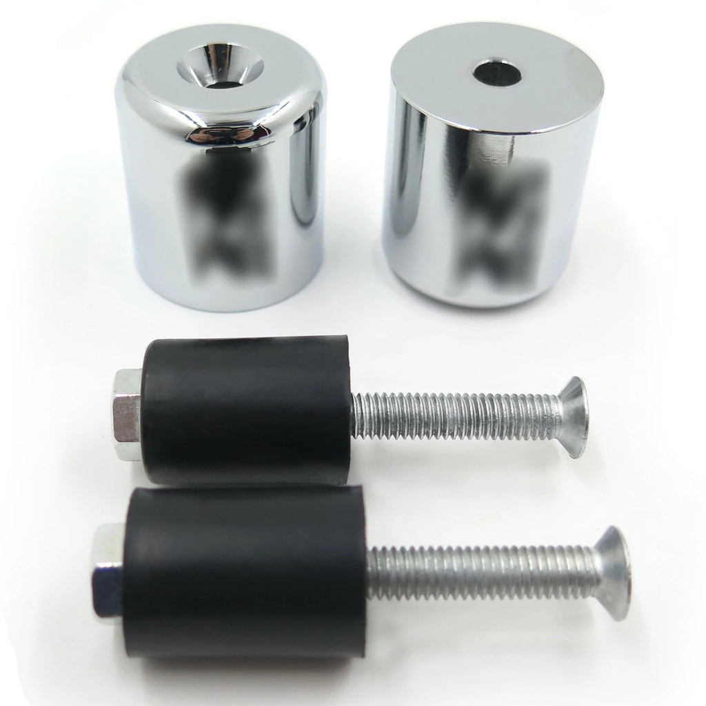 Chrome Hand Bar End for Suzuki GSXR600/GSXR750/GSXR1000 (1992–2014)