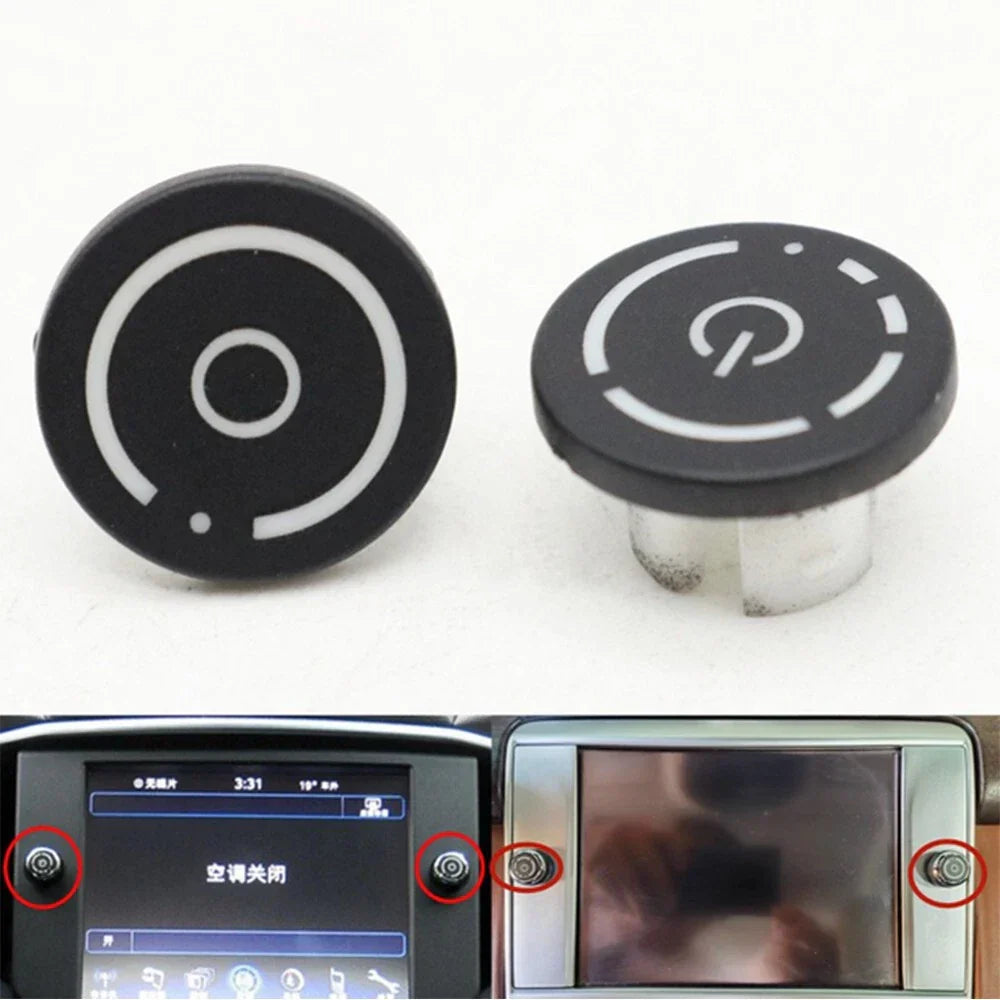 Central Dash Control Volume Switch Button Covers for Maserati Ghibli (2013-2016)
