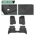 Set of 4 All Weather TPE Floor Mats for Jeep Wrangler 4XE