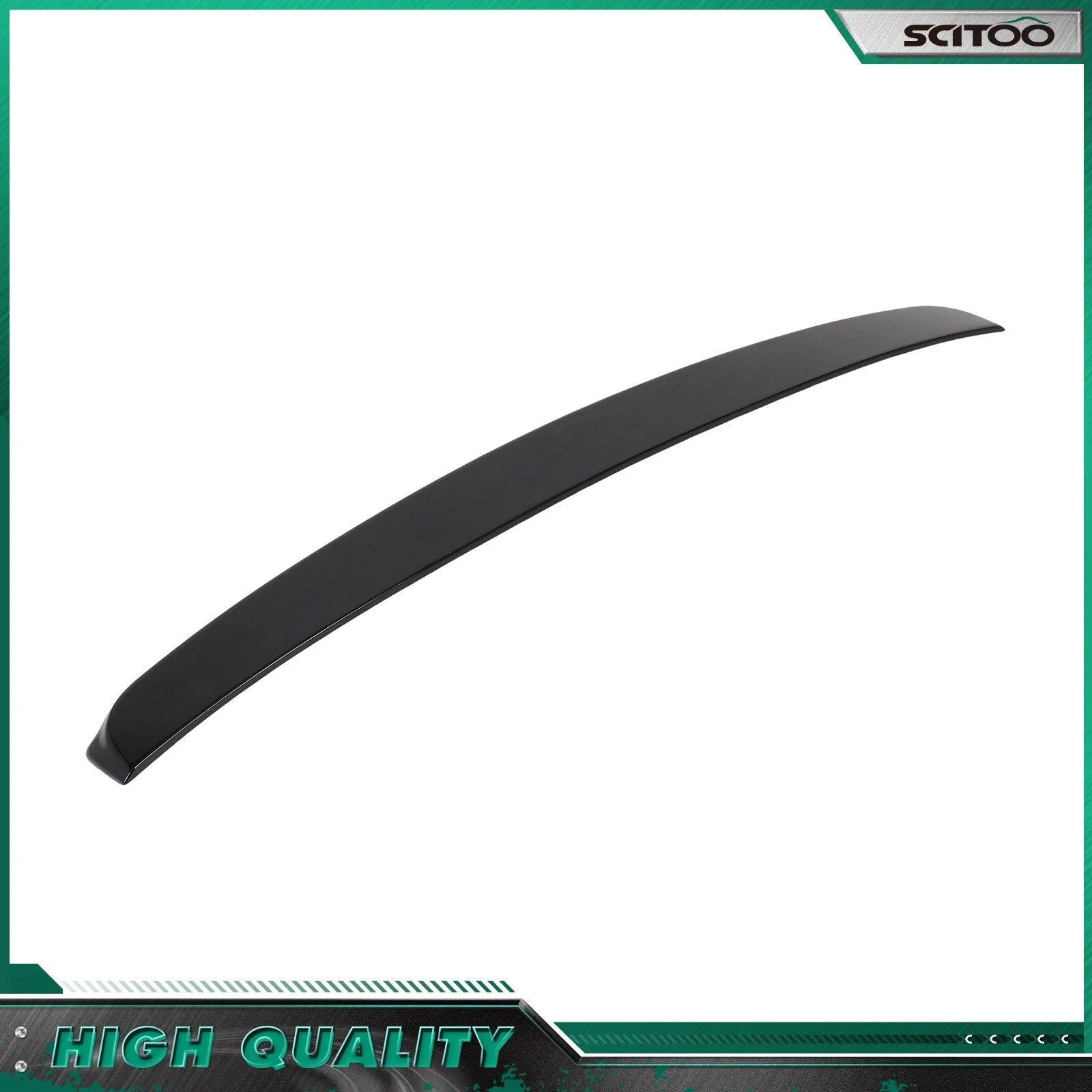Roof Spoiler for Nissan Sentra (2013–2019) Painted Black ABS
