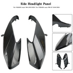 Carbon Front Side Headlight Panel for Yamaha Tracer 900/GT (2018–2020)