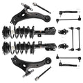 Front Struts + Control Arms Sway Bar Tie Rods For Toyota Camry 2007-2011 3.5L