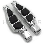 Chrome Flat Wing Footpegs for Yamaha YZF-R6 R6S 600R (1999–2016)