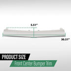 Front Center Bumper Trim Molding for Mercedes Benz C300 (2015–2018)