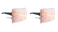 Turn Signal Assembly Parking Light Clear Lens Pair for Ford Pickup (1959–1964)