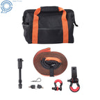 Tow Strap Kit with 2" Receiver & 3/4" D-Ring for Trucks (30' Length)