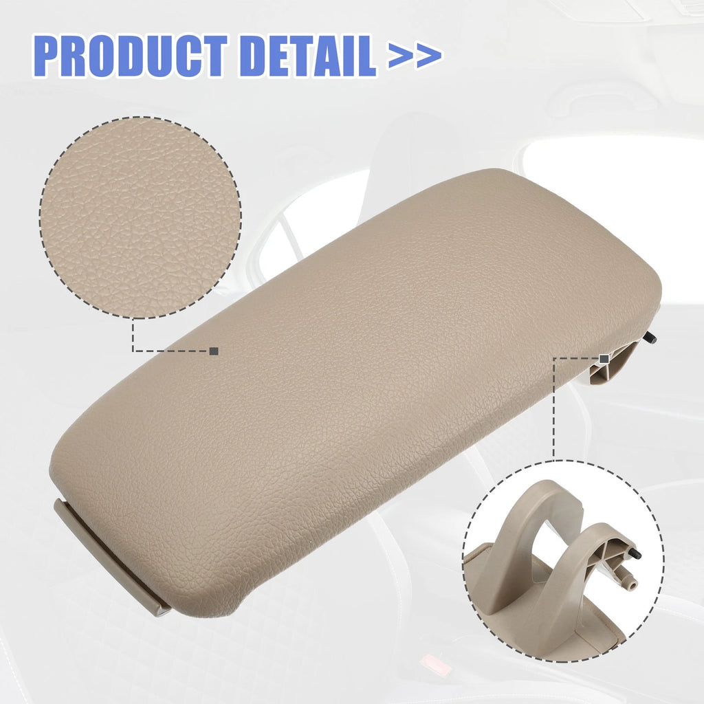 Center Console Cover Lid 8P0864245P for Audi A3 (2003–2012) Beige Armrest