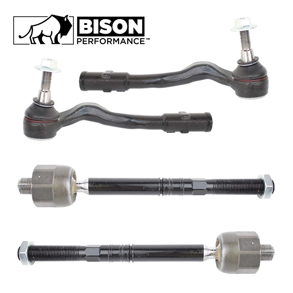 Set of 4 Inner & Outer Steering Tie Rod Ends for Audi A4 A5 Q5 S4 S5