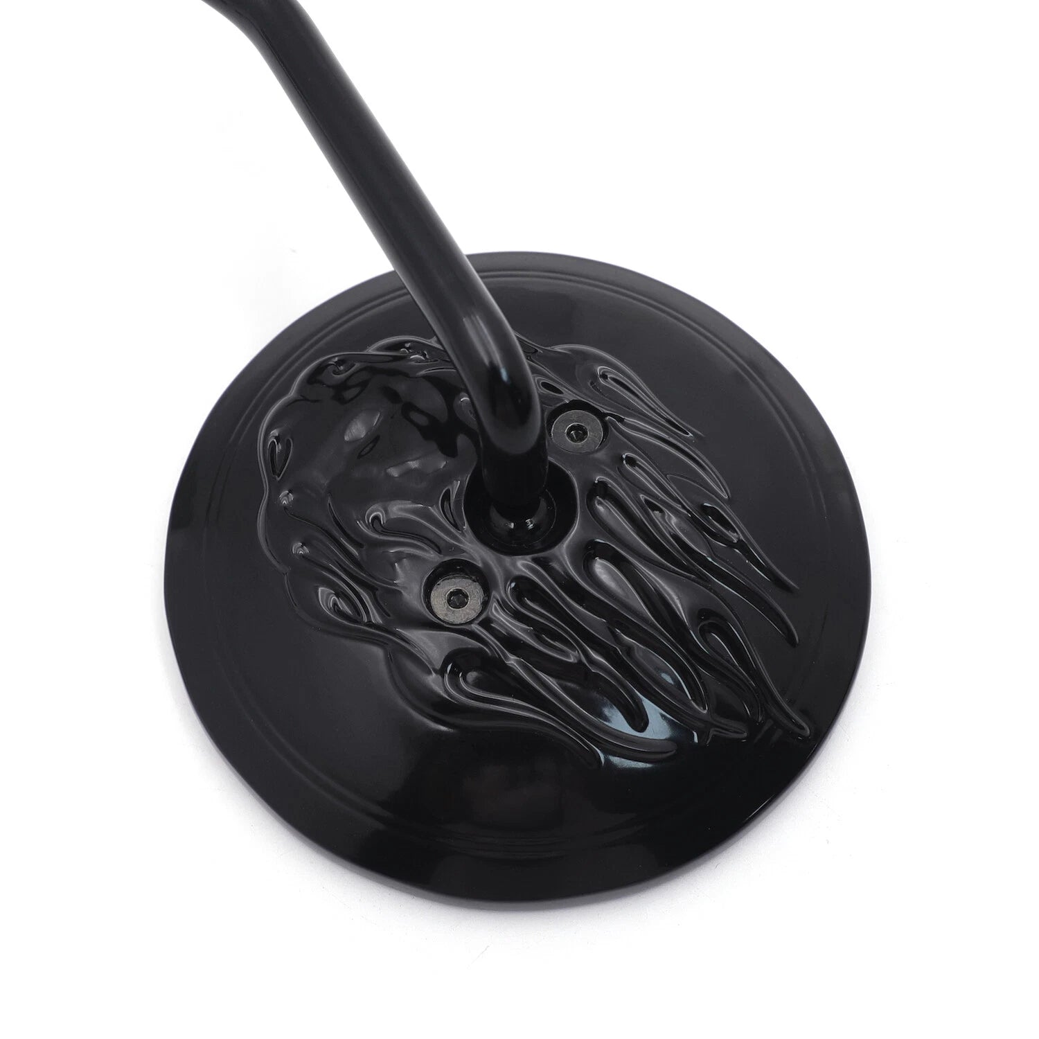 Side Mirrors for Harley Softail Dyna Sportster Touring (Black Round)
