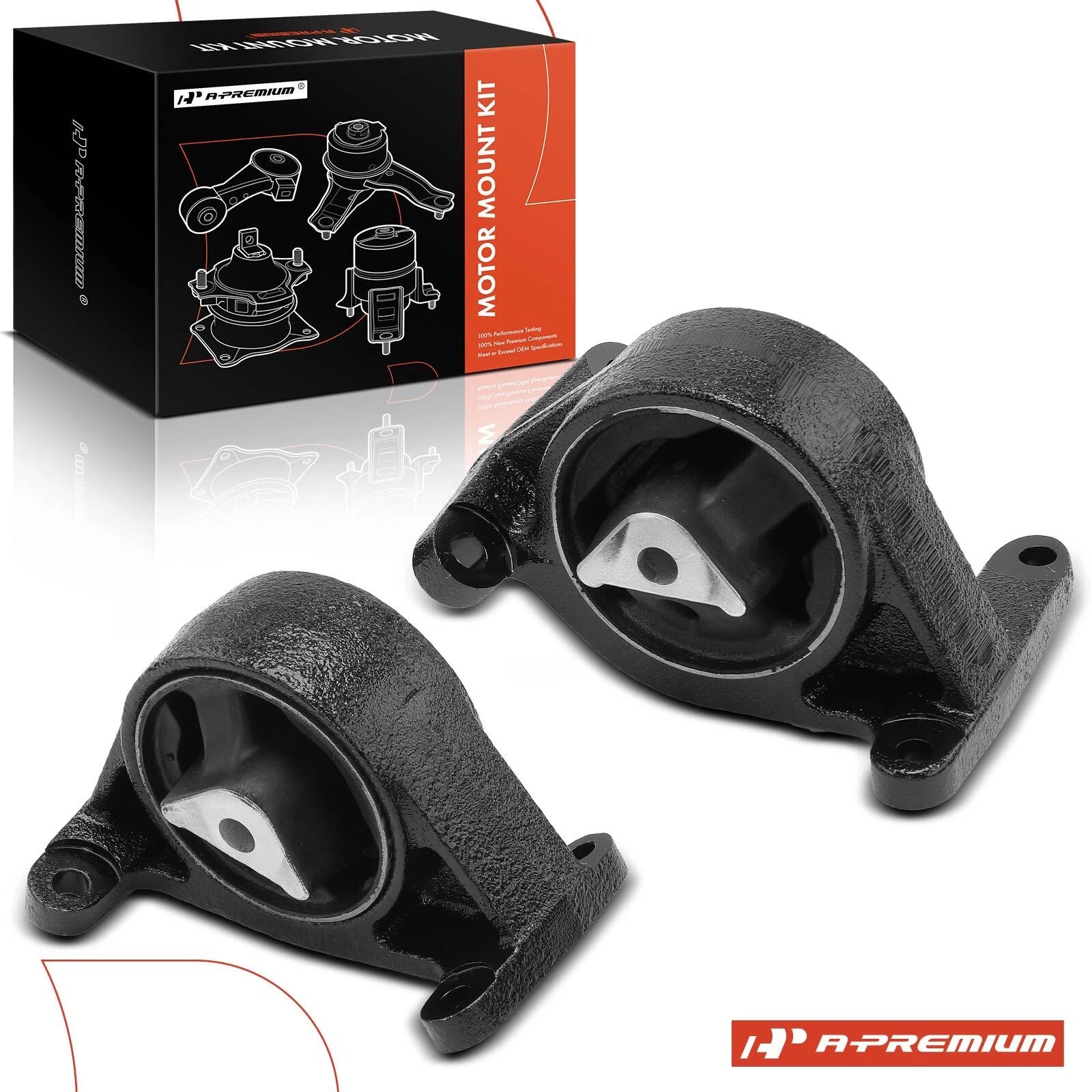 2X Front Engine Motor Mount for Jeep Grand Cherokee (1999–2004)
