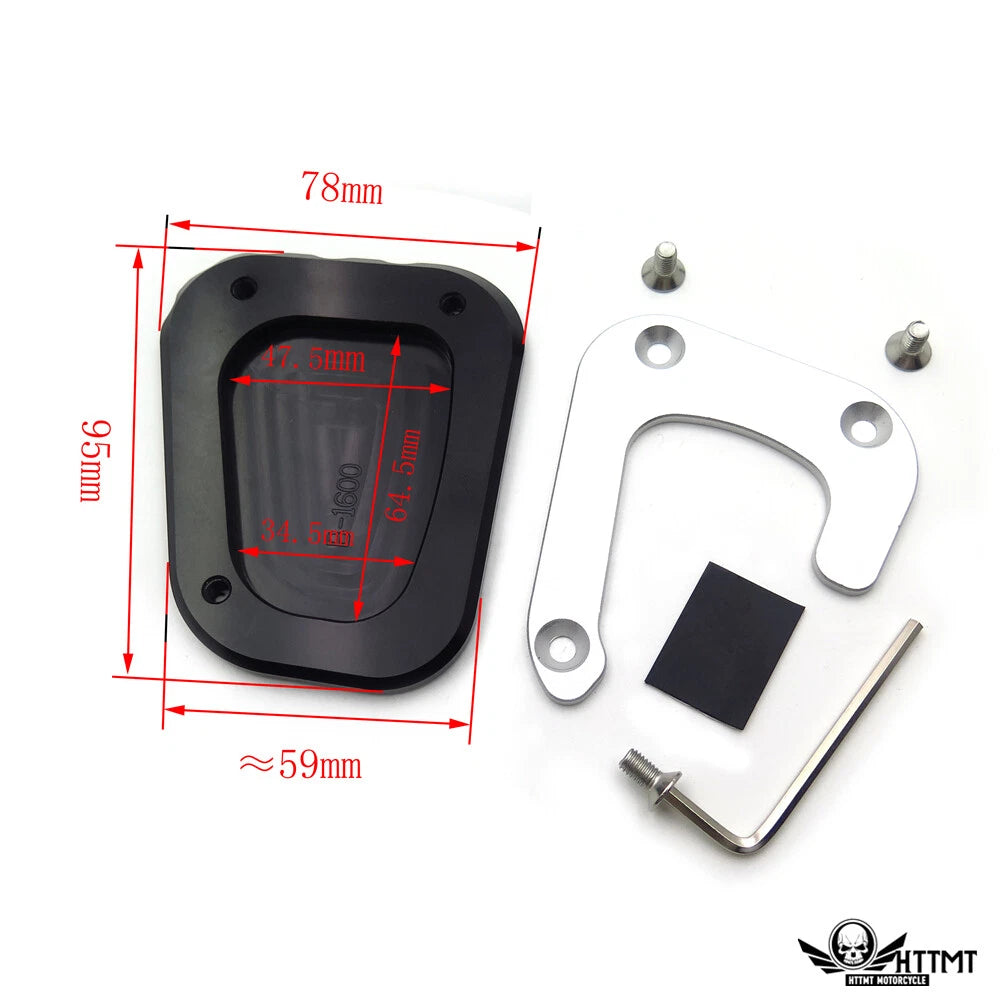 Kickstand Side Stand Extension Pad for BMW K1600GT K1600GTL (2011–2023)