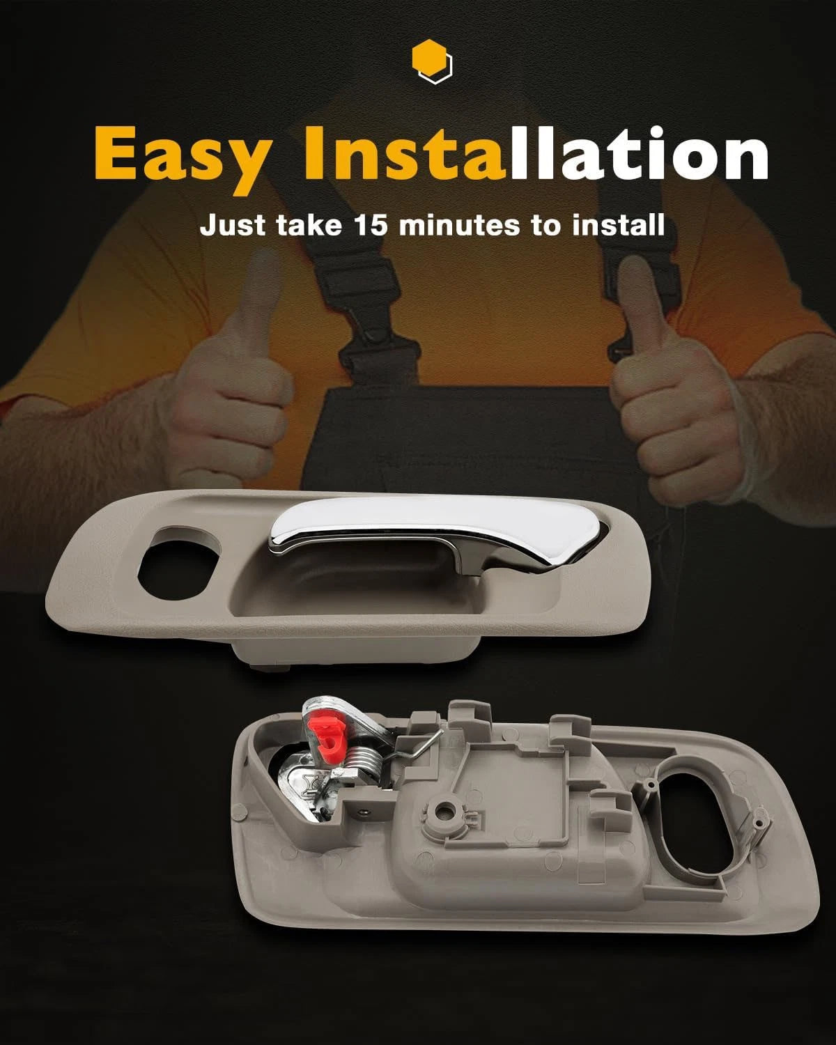Inside Interior Door Handle Kit for Honda Accord Odyssey (1998–2004) 72165S84A01ZC