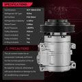 A/C Compressor with Clutch for Toyota Corolla Matrix L4 1.8L (2003–2008) CO 27000C