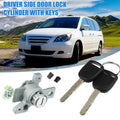 Front Left Door Lock Cylinder with 2 Keys for Honda Odyssey (2005–2010) 72185-SHJ-A01