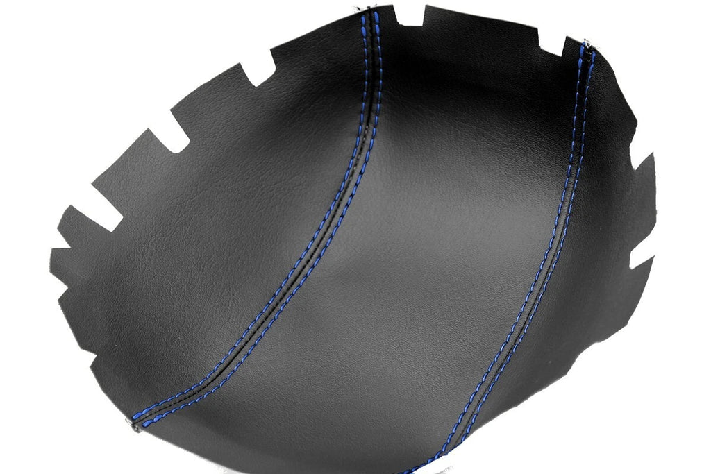 Leather Console Lid Armrest Cover for Chevrolet Cruze (2011–2015) Blue Stitch