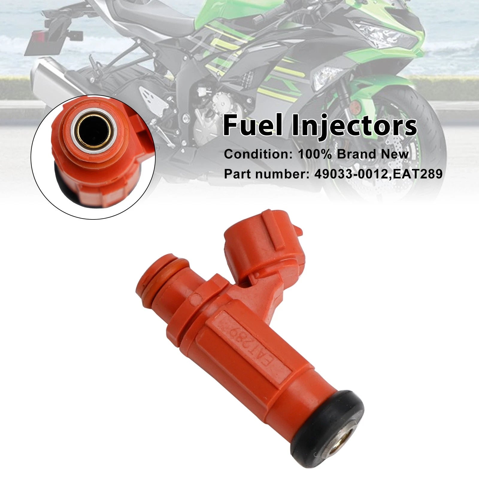 Fuel Injectors EAT289 for Kawasaki Ninja 1000 ZX-6R Z1000 (2011–2023)