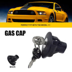 Locking Fuel Gas Plug Cover for Ford Lincoln (2008–2010) with 2 Keys