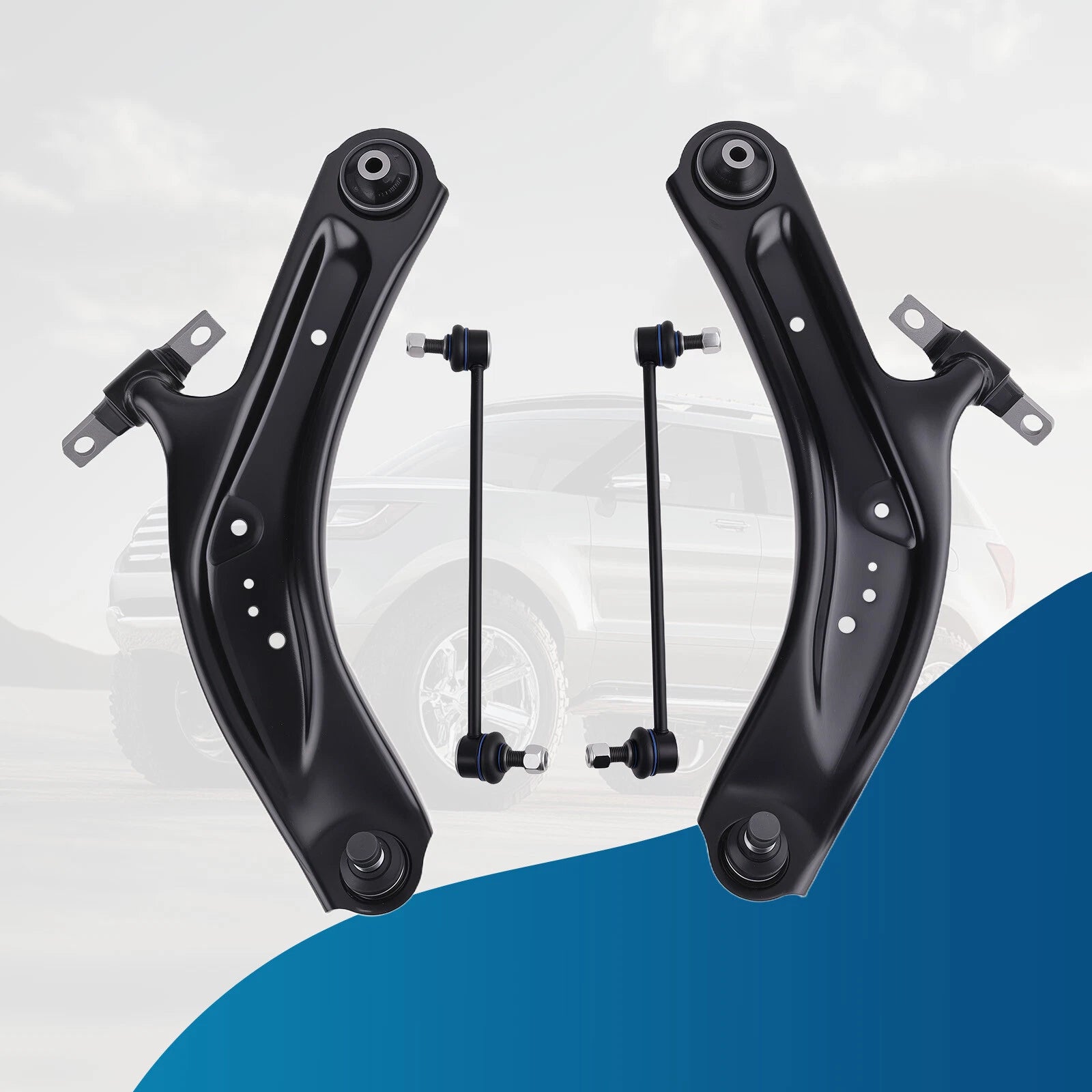 Front Lower Control Arms w/ Ball Joint for Nissan Rogue Sport (2014–2019)