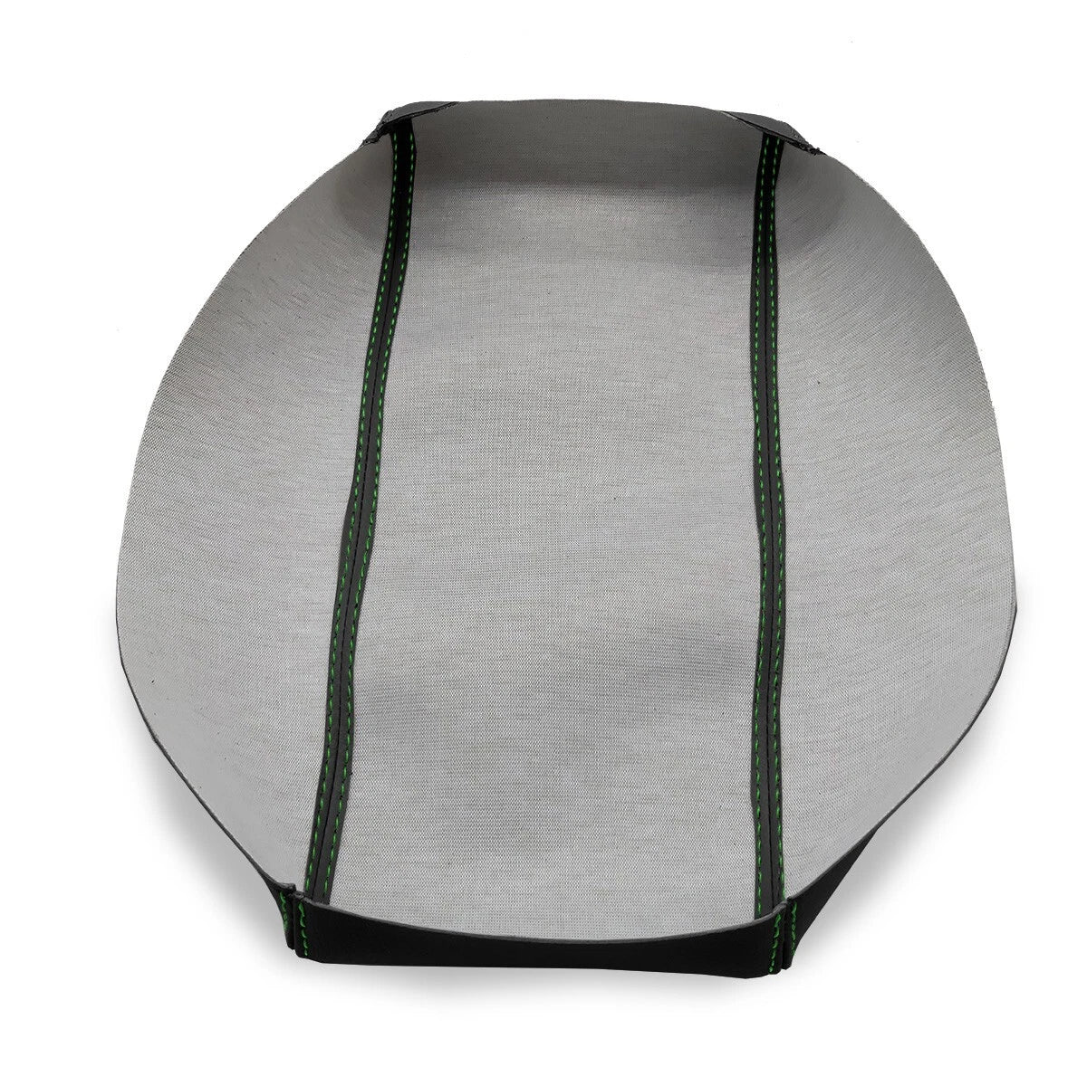 Leather Console Lid Armrest Cover for Ford Escape (2005–2007) Green Stitch