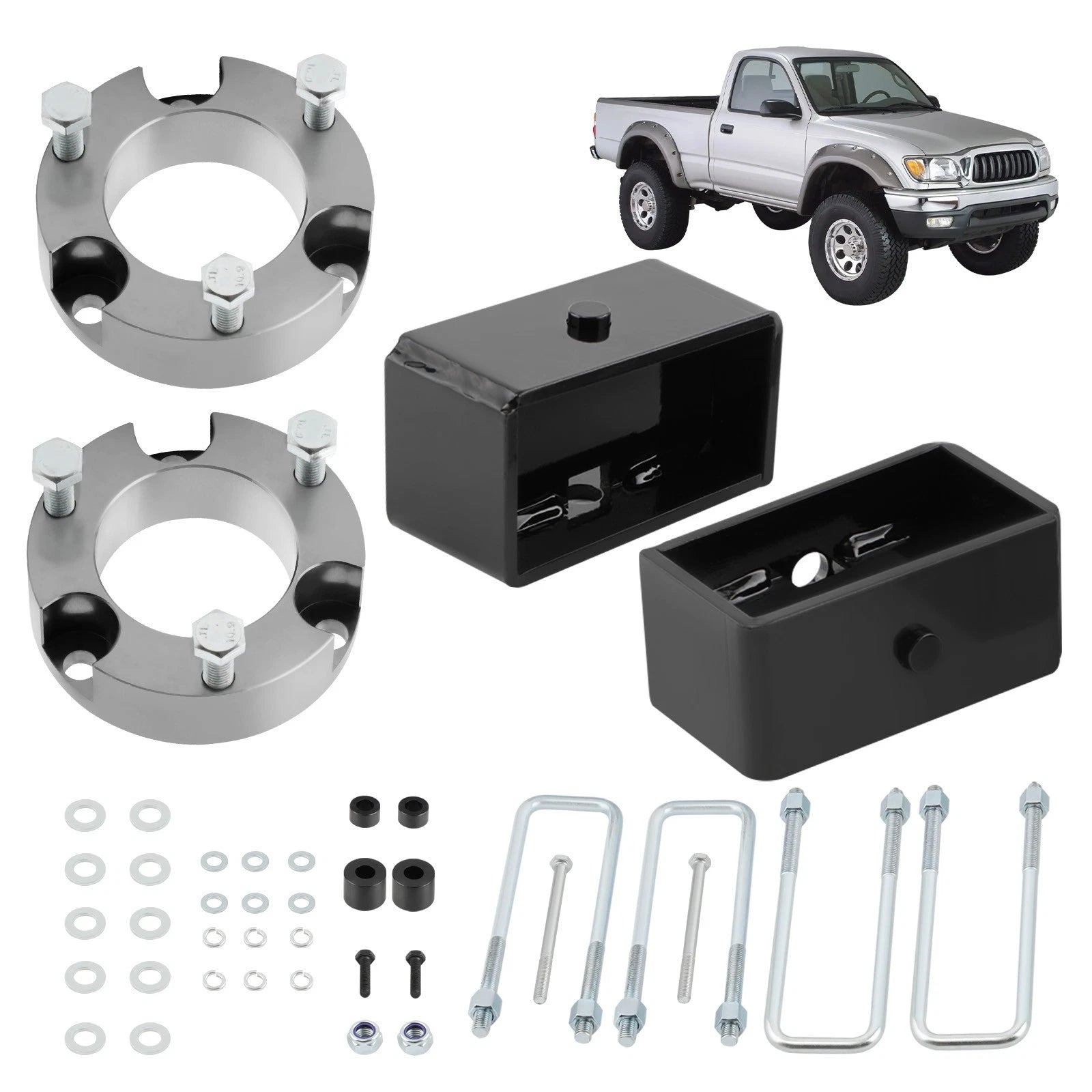 3-Inch Lift Kit for Toyota Tacoma 2WD 4WD (1995–2004) Differential Drop