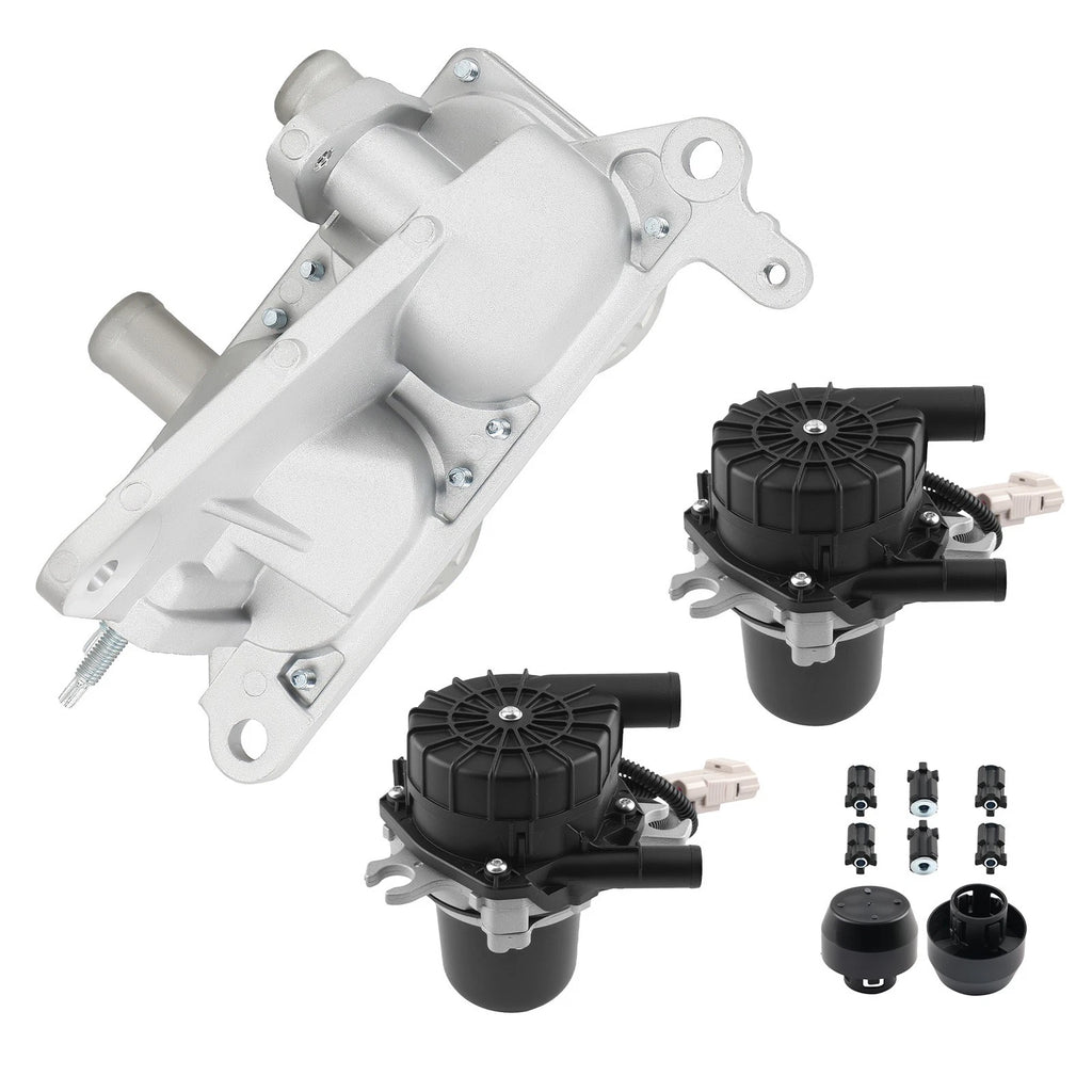 2pcs Secondary Injection Air Pump & 1 Air Injection Valve for Toyota Tundra (2000–2006)