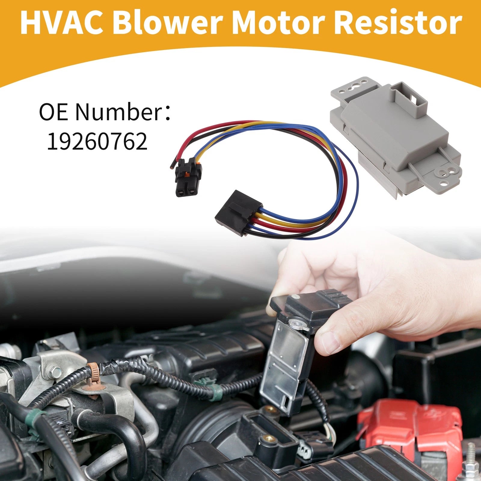 HVAC Blower Motor Resistor No.19260762 for Buick Excelle GT (2010–2017)