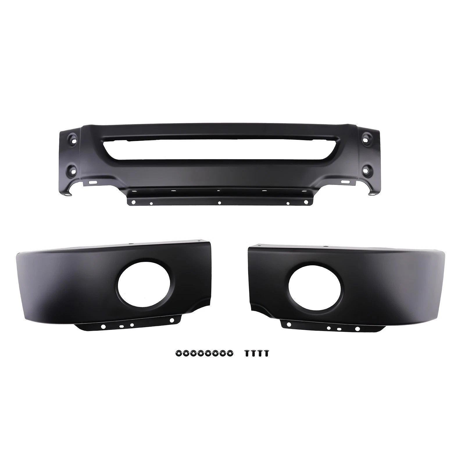 Front Bumper Face Bar for Ford F150 (2006–2008) FO1002401 Steel Fog Holes