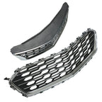 Set of 2 Front Grille Upper Chrome Mesh for Chevrolet Cruze Sedan (2016–2018)