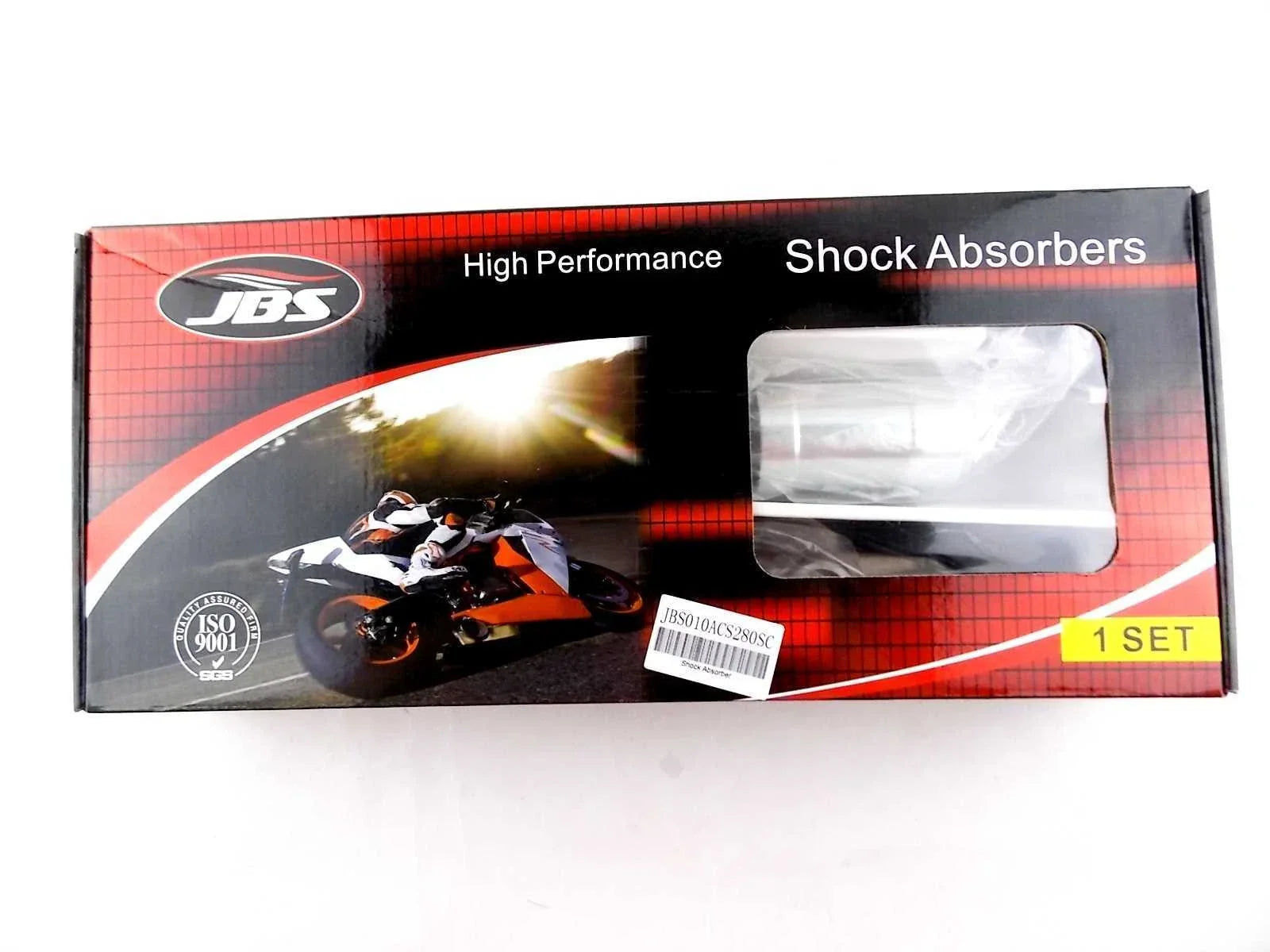 280mm JBS Air Nitrogen Cell Shock Absorbers for Yamaha DT80 (1981-1983)
