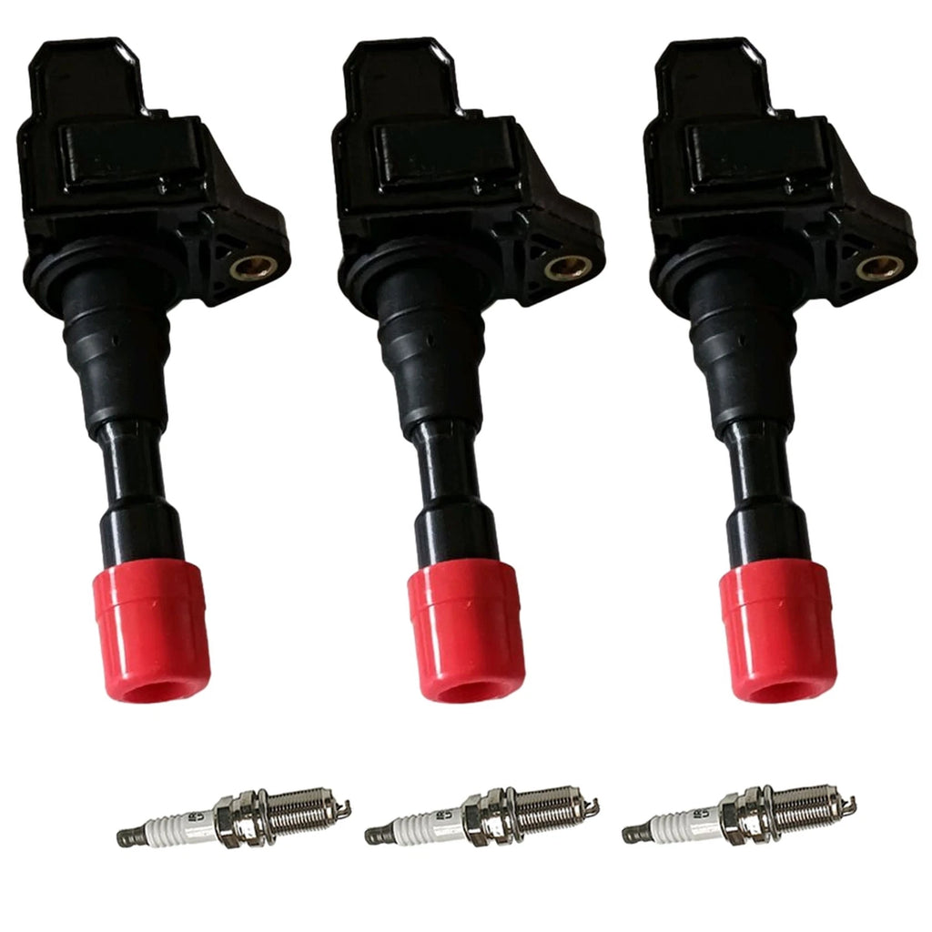 Set of 3 Ignition Coils & Iridium Spark Plugs for Honda Insight (2000–2006)