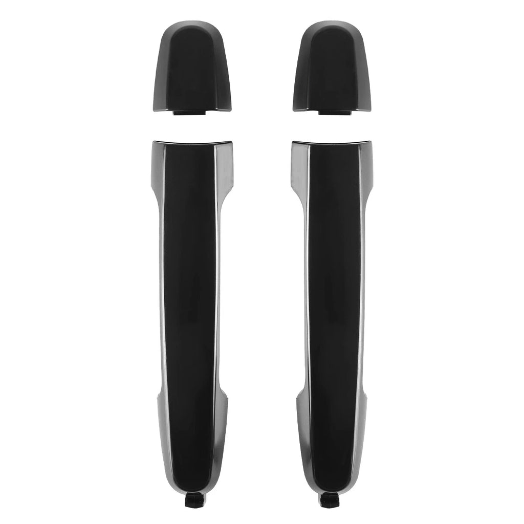 Set of 2 Exterior Rear Door Handles for Toyota RAV4 (2001–2012) - Black