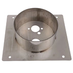Pre Drilled Diesel Heater Turret Plate for Universal Applications (200 x 180 mm)