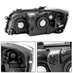 Set of 2 Halogen Headlights for Toyota Highlander (2004–2006)