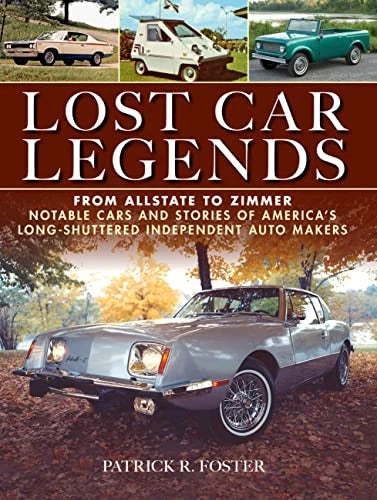 Lost Car Legends Book for Various Makes and Models 