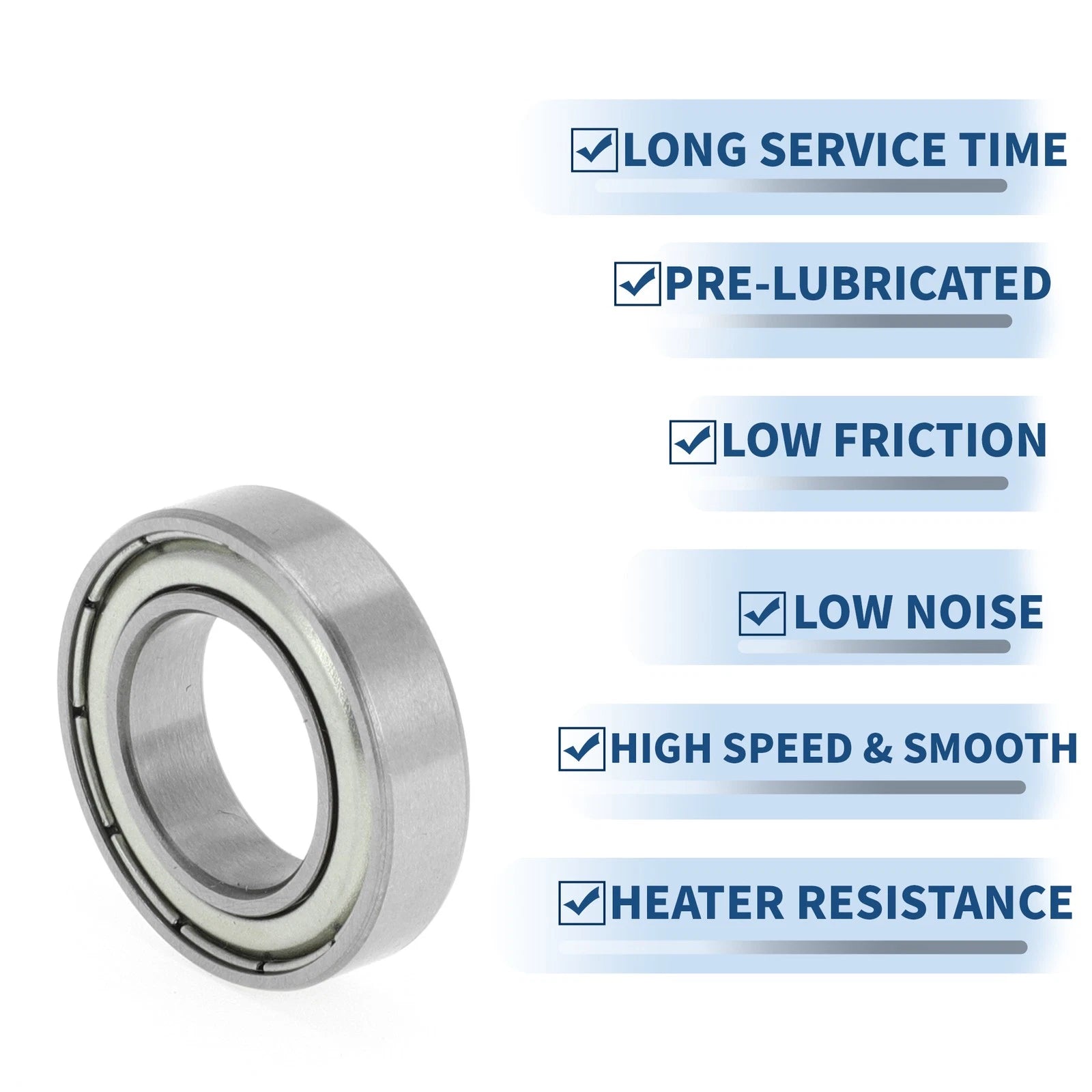 6801ZZ Deep Groove Ball Bearing for Scooter Skateboard Wheel (P5)