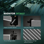 Radiator for Toyota Corolla Matrix Pontiac Vibe (2003–2008)