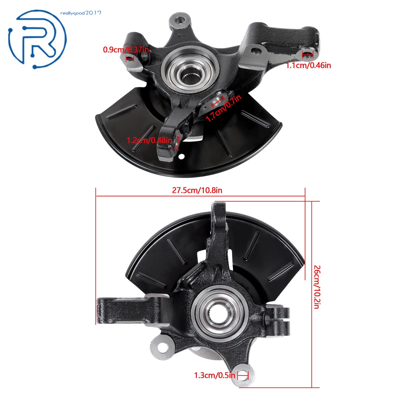 Steering Knuckle & Wheel Hub Bearing for Ford Escape