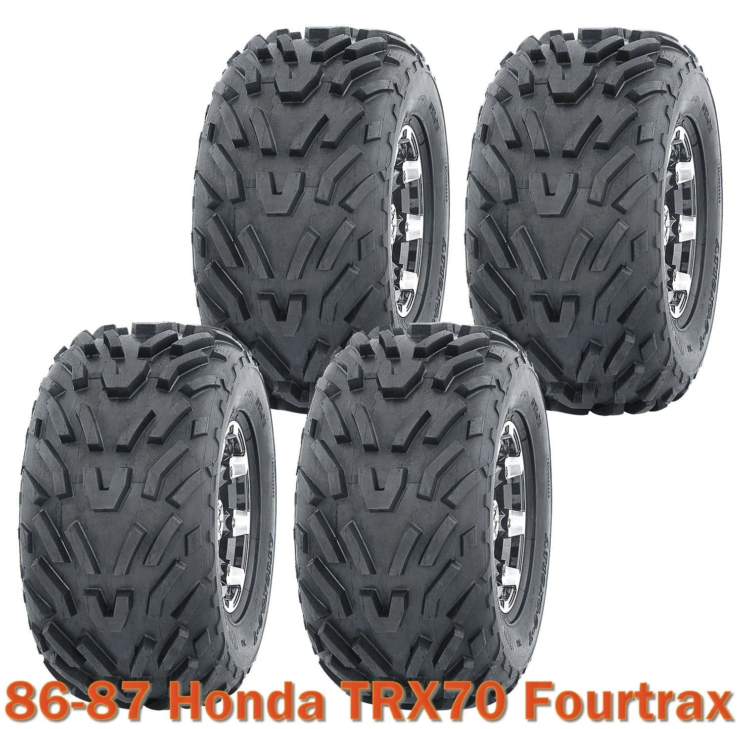 Set of 4 Tires 16x8-7 4PR for Honda TRX70 Fourtrax (1986–1987)
