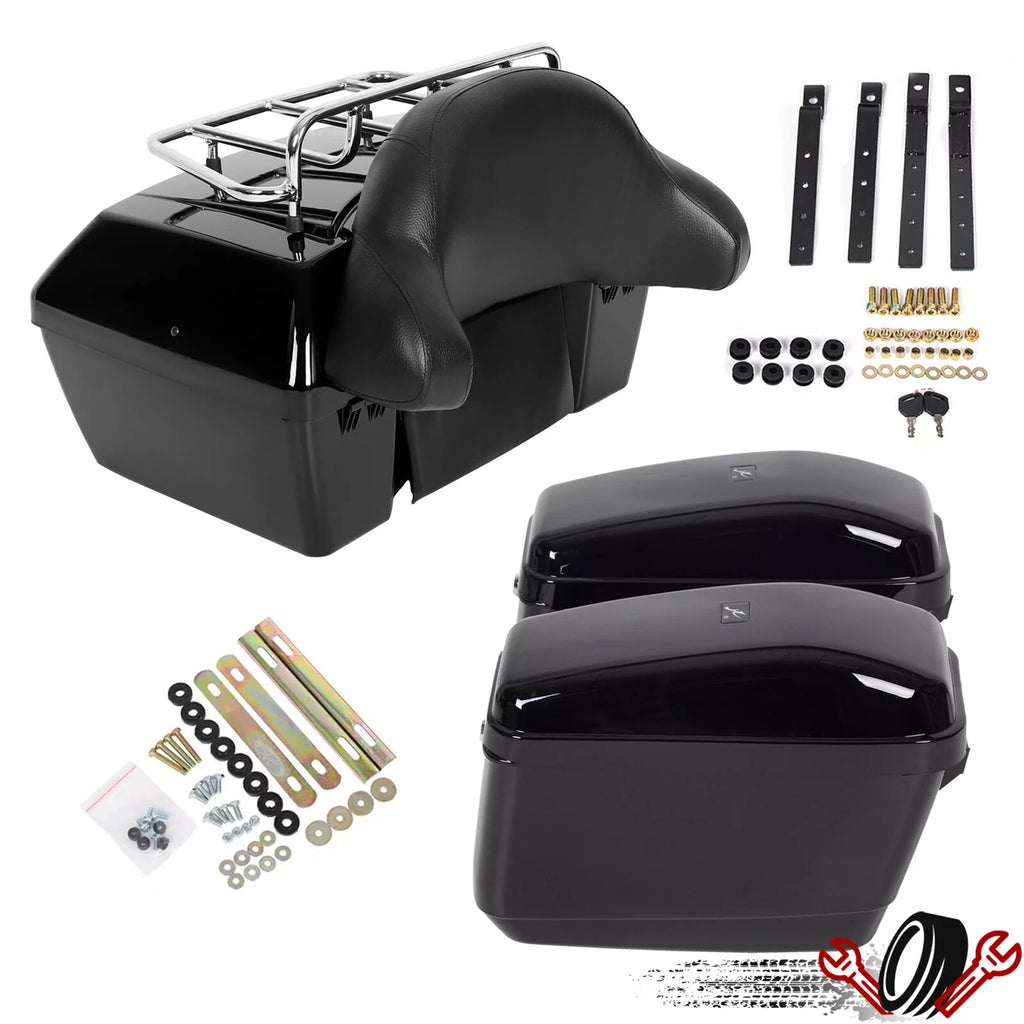 Saddle Bags & Luggage Trunk for Harley Motorcycle (YYYY–YYYY)