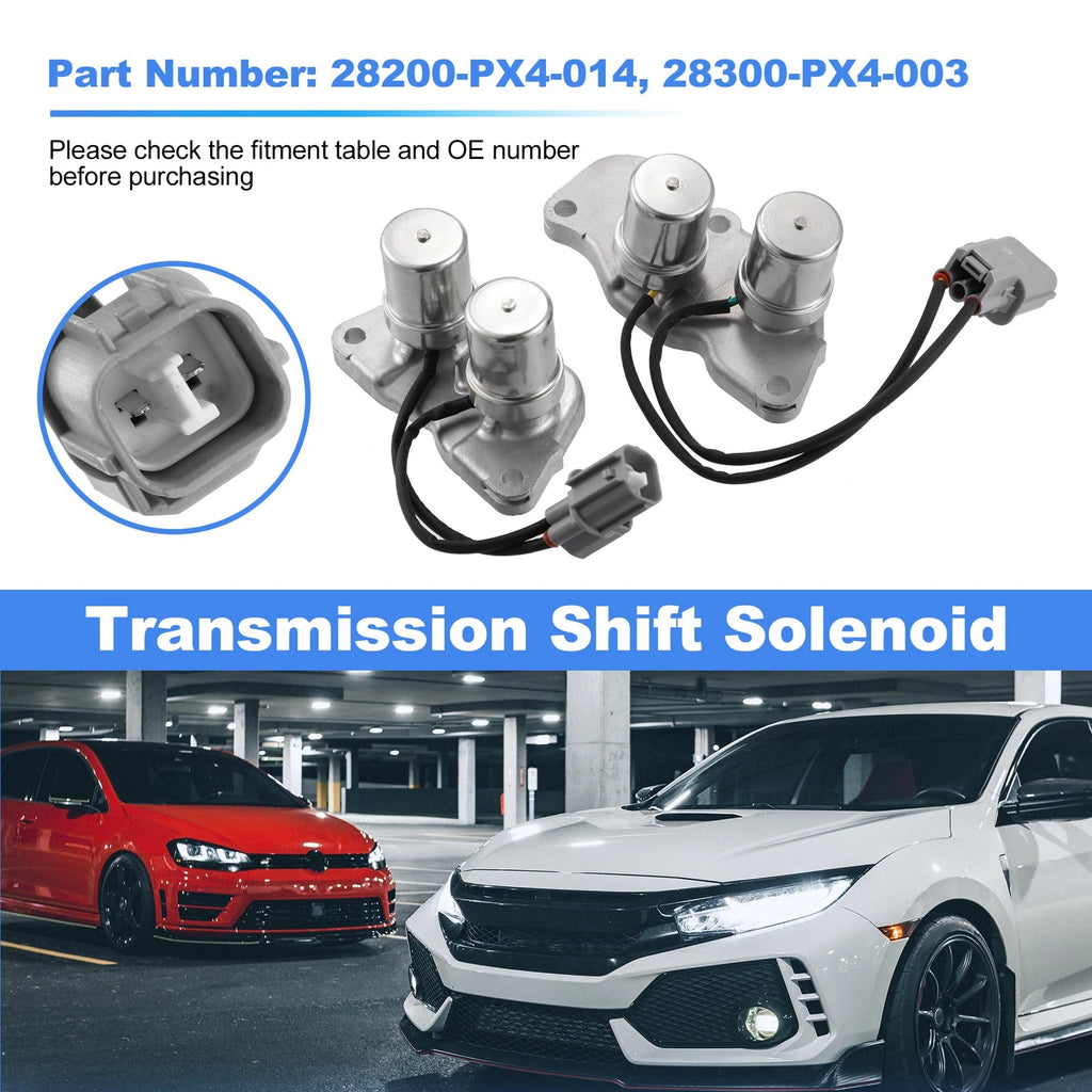 Set of 1 Transmission Shift Solenoid 28200-PX4-014 for Honda Accord (1990–1997)