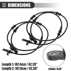Set of 2 Front Left Right ABS Sensors for Mercedes-Benz CLA45 AMG (2014–2019) No.2465402510